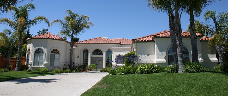This home in Wellington, FL has custom landscaping and a lawn maintenance program.
