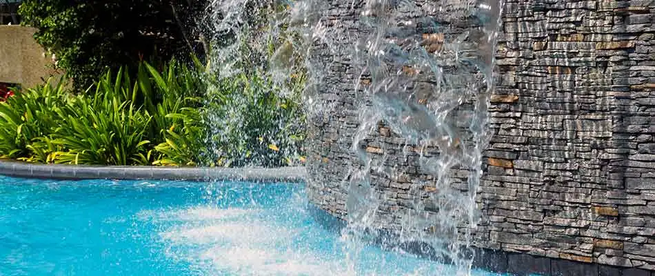 This waterfall in Jupiter, FL was designed as part of one of our projects.