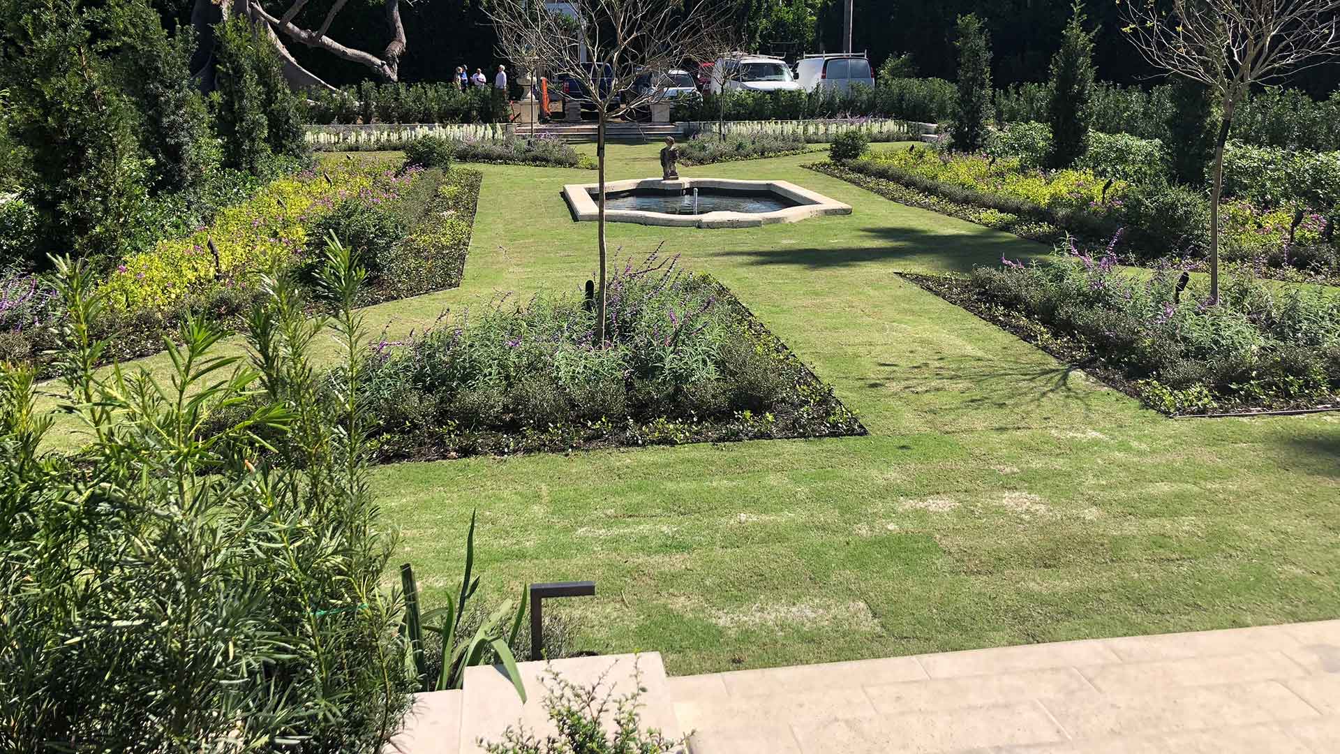 Custom Landscaping Installation at Historic Palm Beach Estate